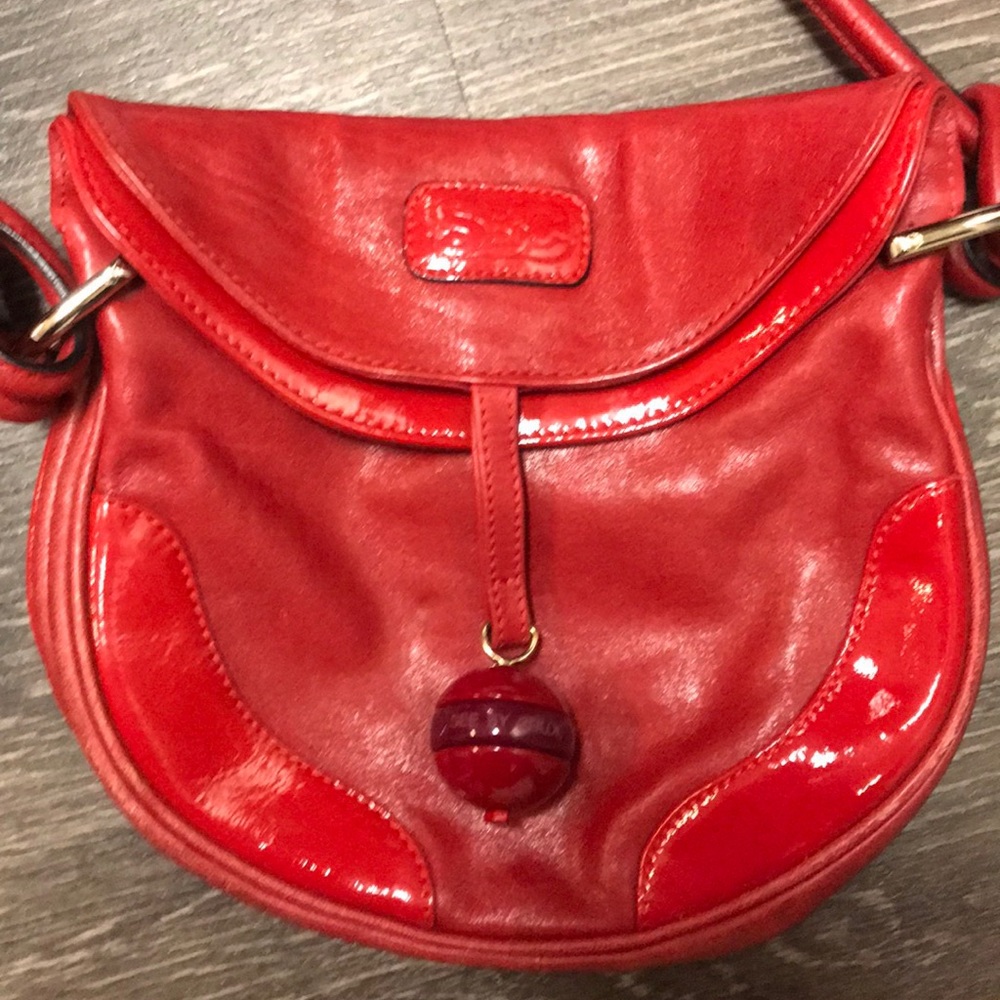 See by Chloe red crossbody Tag Along bag